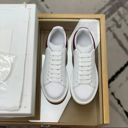 ALEXANDER MCQUEEN BIANCHE E BORDEAUX