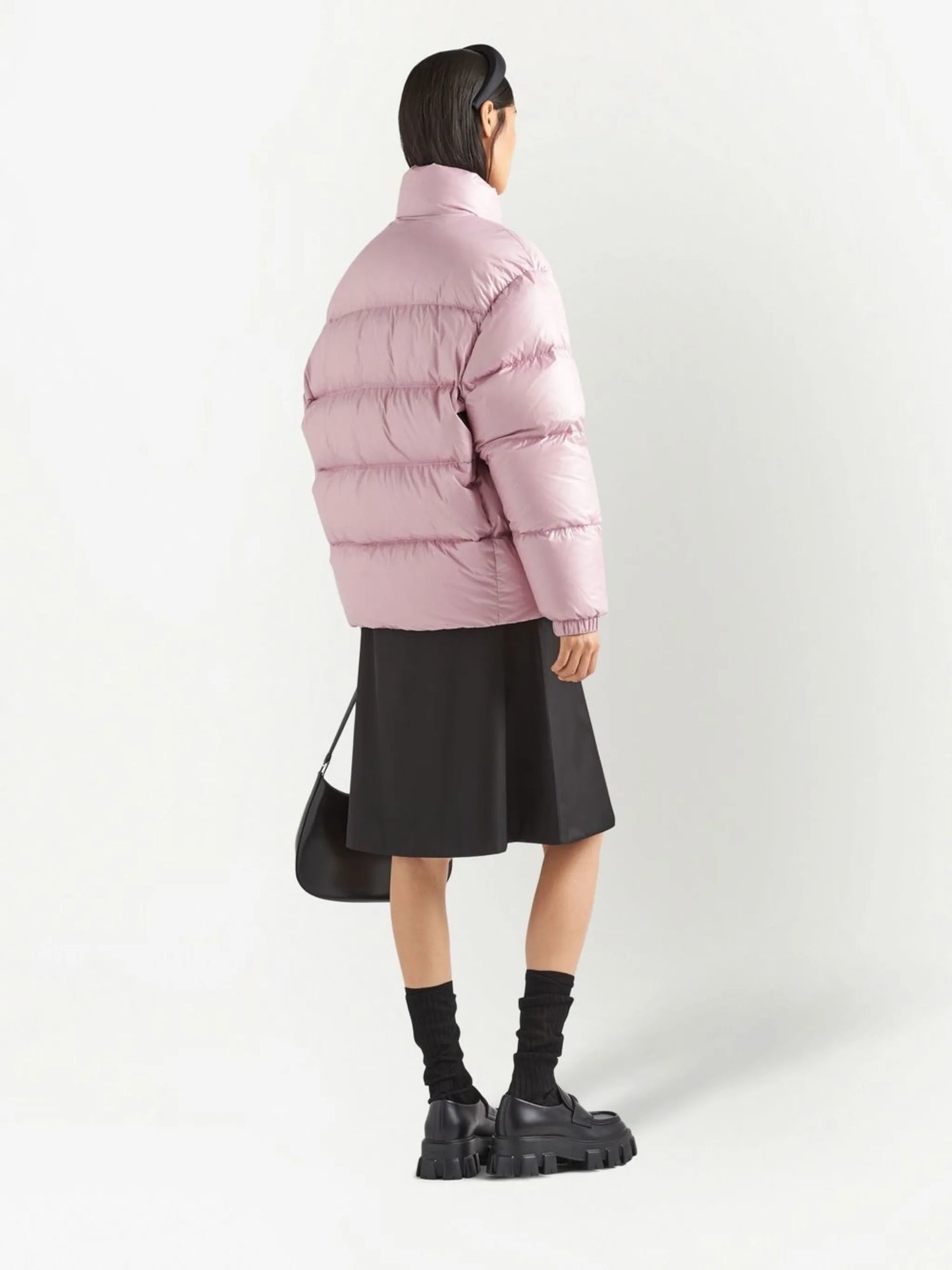 GIUBBINO PRADA DONNA Giacca Re-Nylon con cappuccio