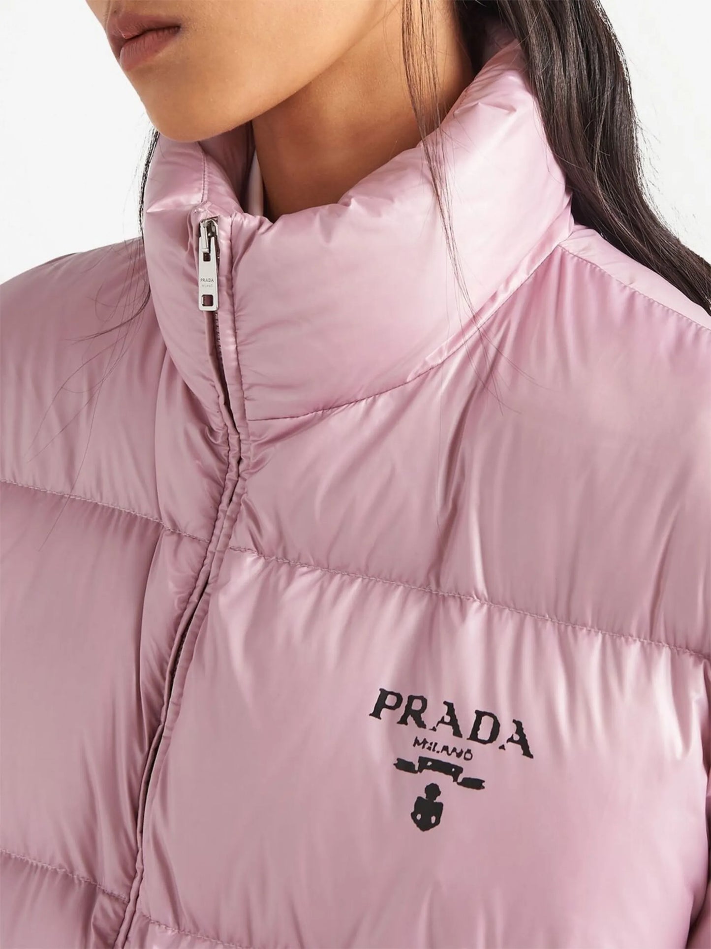 GIUBBINO PRADA DONNA Giacca Re-Nylon con cappuccio