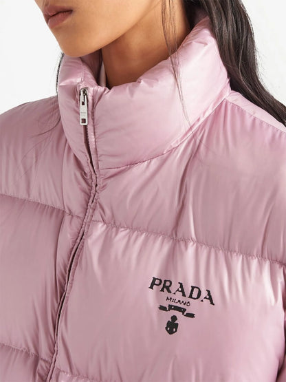 GIUBBINO PRADA DONNA Giacca Re-Nylon con cappuccio