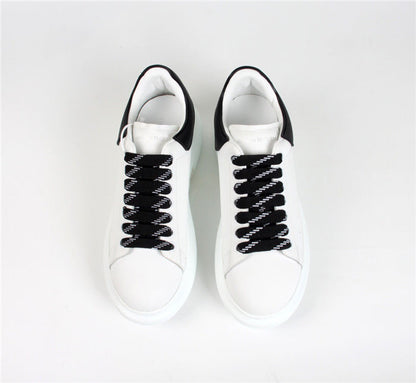 ALEXANDER MCQUEEN BIANCHE CON RETRO E LACCI NERI