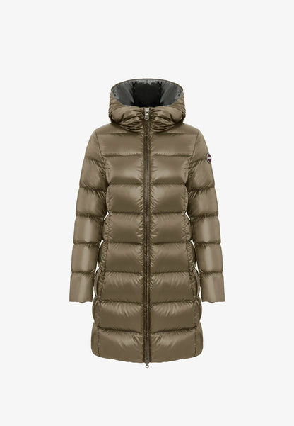 COLMAR DONNA VERDE LUNGO CON CAPPUCCIO