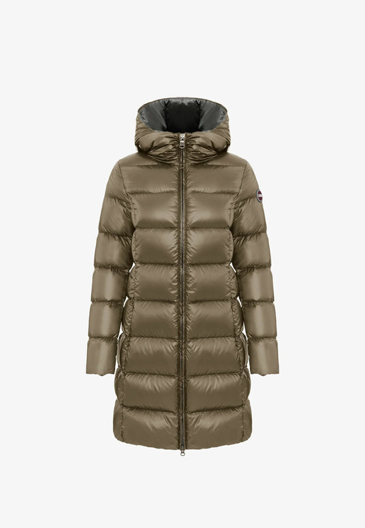 COLMAR DONNA VERDE LUNGO CON CAPPUCCIO