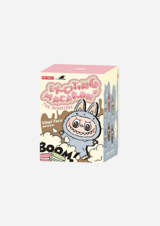 POP MART LABUBU THE MONSTERS EXCITING MACARONS VINYL PLUSH PENDANT (1 BLIND BOX)