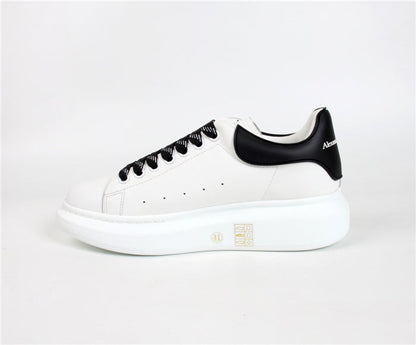 ALEXANDER MCQUEEN BIANCHE CON RETRO E LACCI NERI